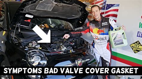 SYMPTOMS OF BAD VALVE COVER GASKET FIAT 500 OIL LEAK VALVE COVER YouTube