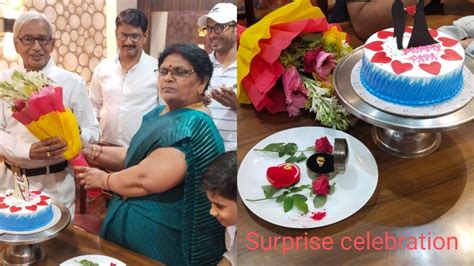 Mummy Papa👫 Ko Diya Surprise😳 Marriage Anniversary Celebration🎂vinita