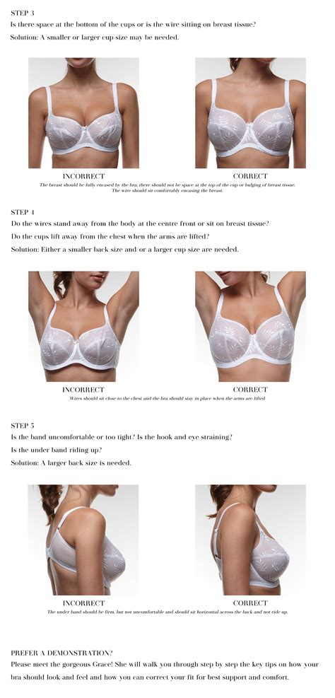 Bra Fitting Guide Bra Size Chart Specialty Fittings Lingerie