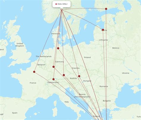 All Flight Routes From Oslo To Heraklion Osl To Her Flight Routes