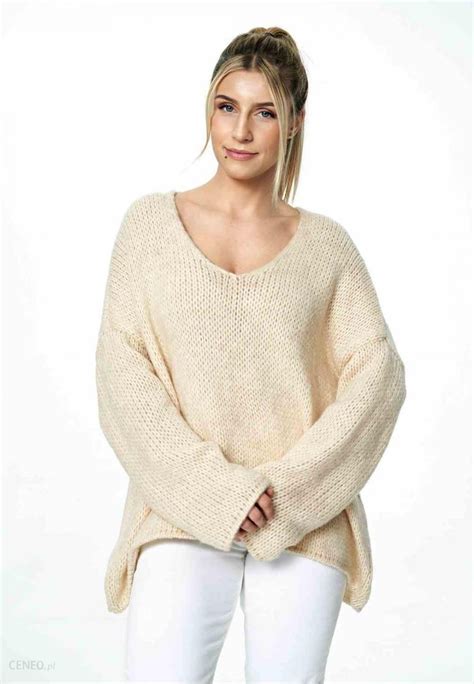 Sweter Damski Model M899 Beige Figl Ceny I Opinie Ceneo Pl