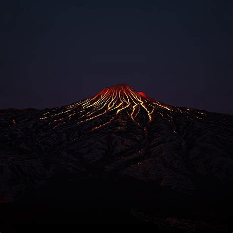 Volcano Crater Lava Hot Dark Hd Phone Wallpaper Peakpx