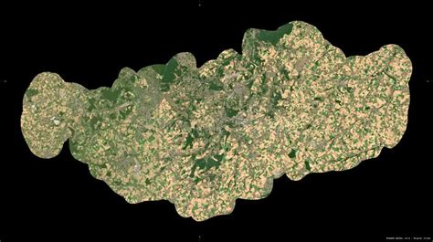 Brabant Wallon Belgium Black Solid Sentinel 2 Satellite Stock