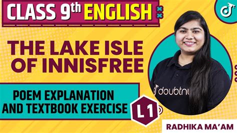 The Lake Isle Of Innisfree Poem Explanation Textbook Exercise