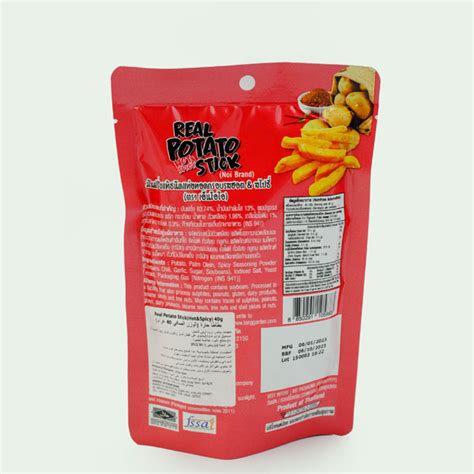 NOI Real Potato Stick Hot Spicy Gm Vendex International Trading Co