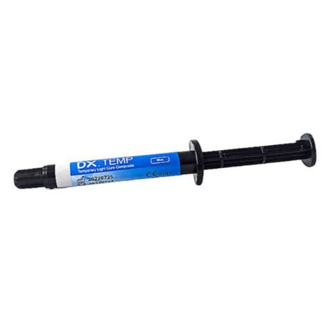 Dxtemp Dental Temporary Light Cure Composite 25gsyringe Clearblue Color Ebay