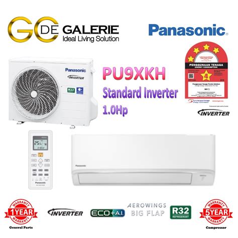 Panasonic PU Series Standard Inverter 1 0HP 2 5HP R32 Air Conditioner