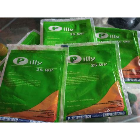 Jual Pilly 25WP 5gr Herbisida Sistemik Pra Tumbuh Dan Purna Tumbuh