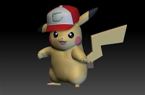 Pokemon Pikachu 3d Model 3d Printable Cgtrader