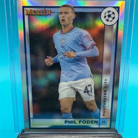 Phil Foden Topps Merlin Refractor Manchester City