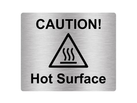 Caution Hot Surface Sign - Etsy