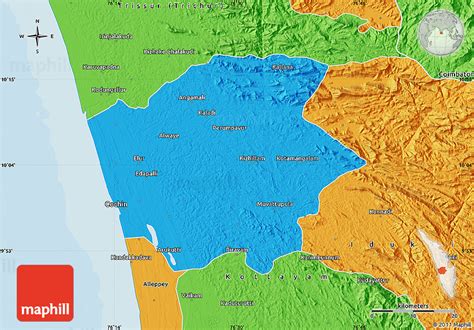 Political Map of Ernakulam