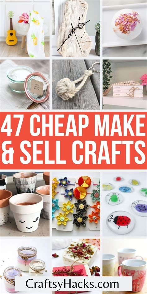 47 Cheap Crafts To Make And Sell For Artofit