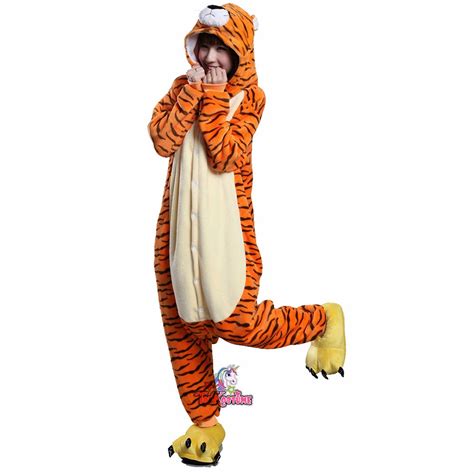 Tiger Kost M Unisex Erwachsene Pyjamas Cosplay Onesie Topkostueme