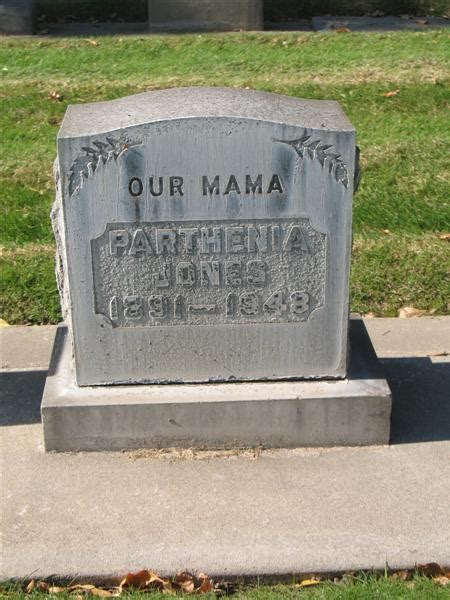 Parthenia D Fleming Jones Find A Grave Memorial