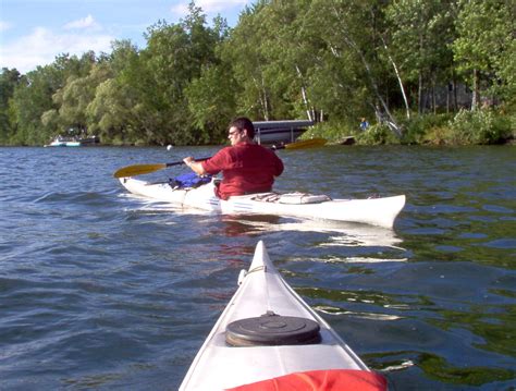 Dan Bartos Kayaking On Red Cedar Lake Wisconsin 2005 Flickr