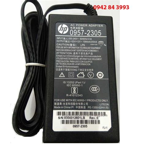 Adapter Nguồn Máy In Hp 32v 1094ma 12v 250ma