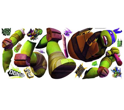 Stickers G Ant Donatello Tortues Ninja Nickelodeon H Cm Stickers But