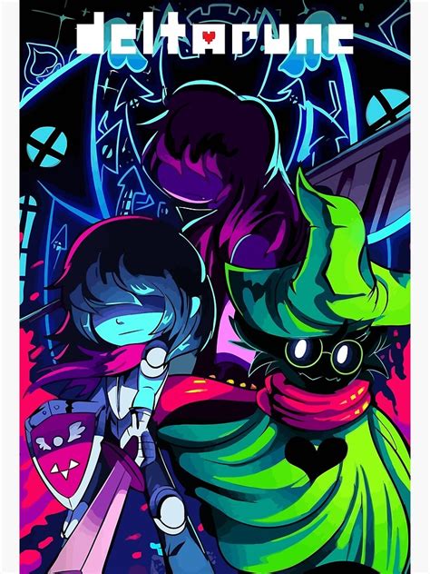 Deltarune Friends Poster By Bigcoin Undertale Friends Poster