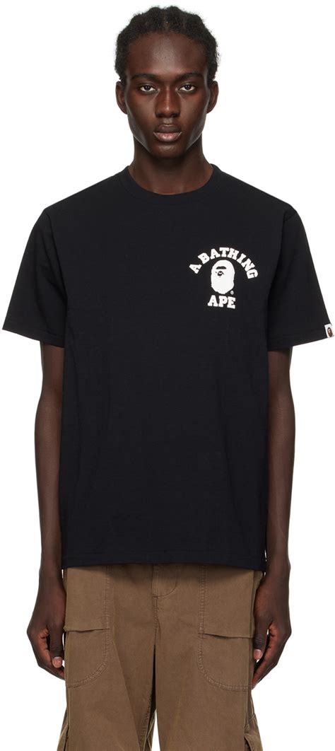 Bape Black Mantra T Shirt Ssense