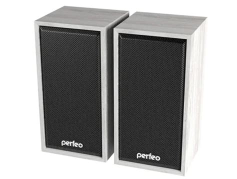 Колонка для компьютера или ноутбука Perfeo Cabinet (белое дерево ...