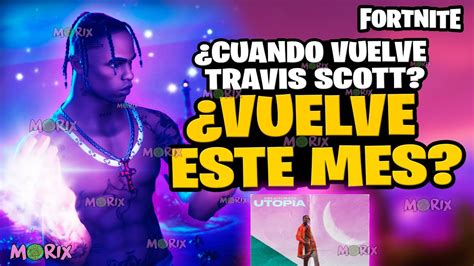 Cuándo sale Travis Scott en Fortnite 2024