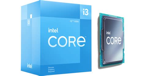 Intel Core i3 12100F 3,3GHz Socket 1700 Box • Priser