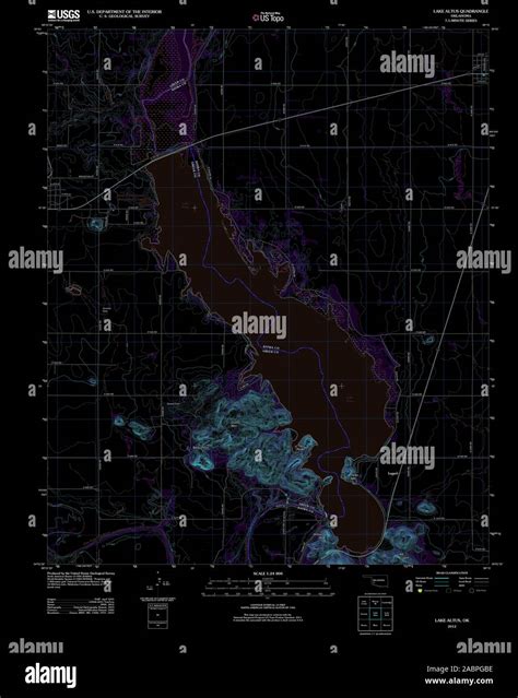 Map of altus oklahoma hi-res stock photography and images - Alamy