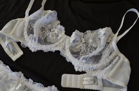 Bride Lingerie Set Wedding Lingerie Set Wedding Night Set Bridal Shower Gift Wedding