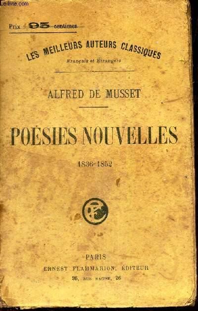 Poesies Nouvelles By De Musset Alfred Bon Couverture