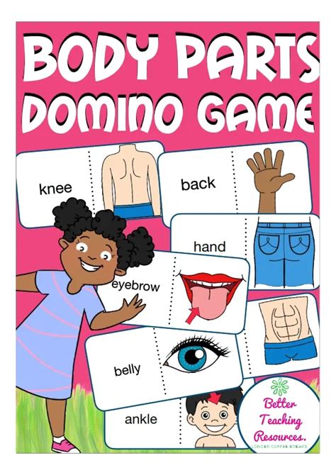 Dominoes Body Parts By Teach Simple