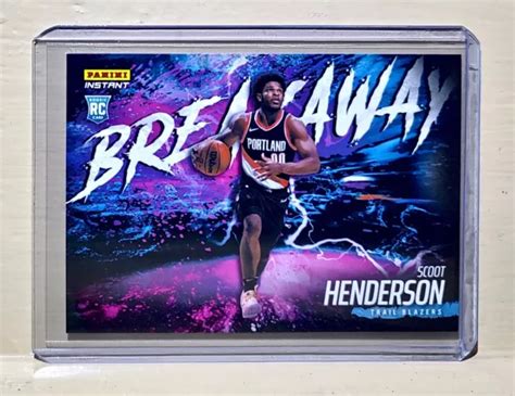 Scoot Henderson Panini Nba Breakaway Basketball Rookie Card