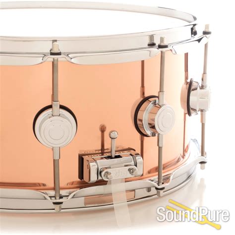 Dw 6 5x14 Collectors Series Polished Copper Snare Drum