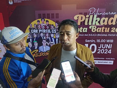 Dimeriahkan Gilga Sahid Kpu Kota Batu Gelar Peluncuran Tahapan Pilkada