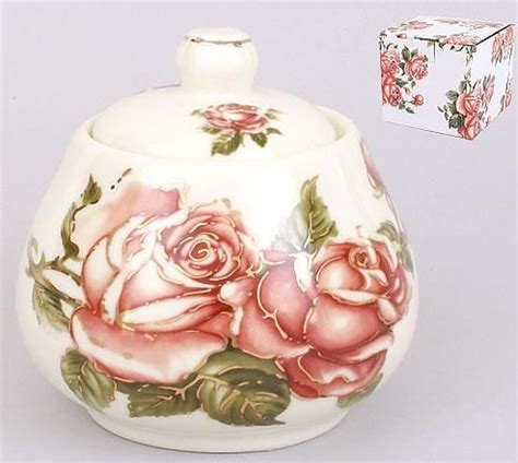 Цукорниця Cream Rose "Корейська Роза" 400мл, порцелянова | Decorative ...
