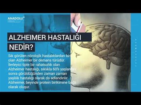 Alzheimer Hastalığı Nedir Alzheimer belirtileri nelerdir videosu