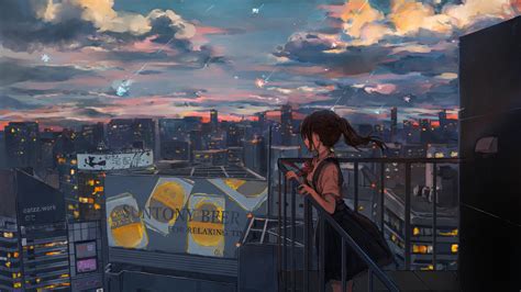 Rooftop Anime Wallpapers - Wallpaper Cave