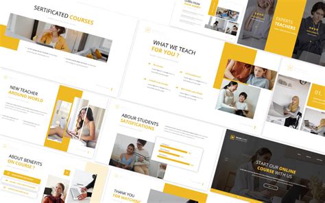 Online Course Powerpoint Template 189229 Templatemonster