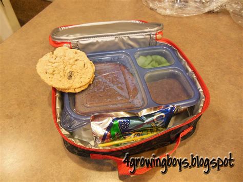 4 Growing Boys: School lunch ideas