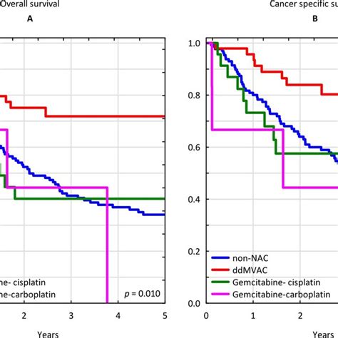 Survival Analysis Stratified By Neoadjuvant Chemotherapy Regimen A