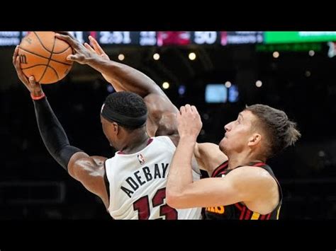 Miami Heat Vs Atlanta Hawks Nba Basketball Florida