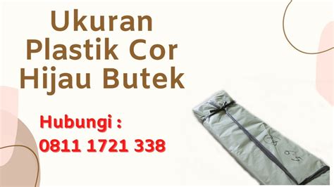 Jual Plastik Cor Wa Ratna Ukuran Plastik Cor Hijau