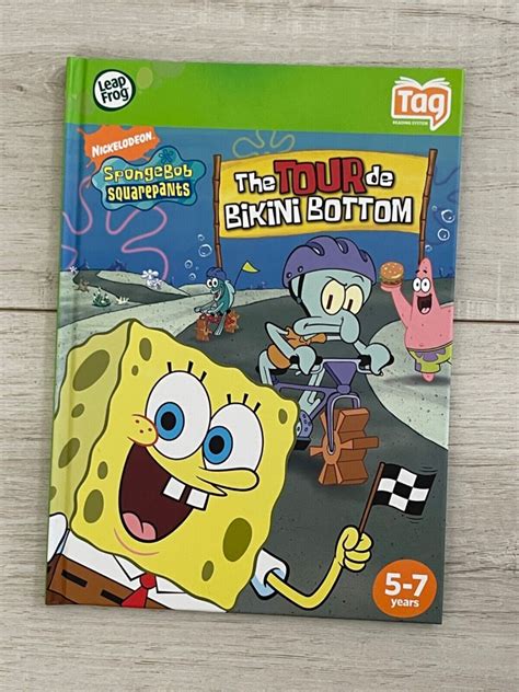 LeapFrog LeapReader Tag Book Sponge Bob Tour De Bikini Bottom EBay