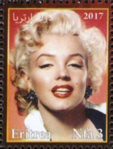 Stamp Marilyn Monroe Eritrea Illegal Stamps Eritrea Col ER 2017 13 6