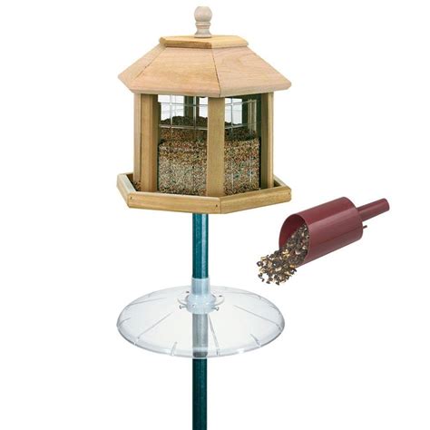 Woodlink Deluxe Cedar Feeder with Suet Cages Bird Feeder-AT4 - The Home ...