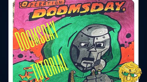 How To Draw Operation Doomsday Album Cover Mf Doom Time Lapse Youtube