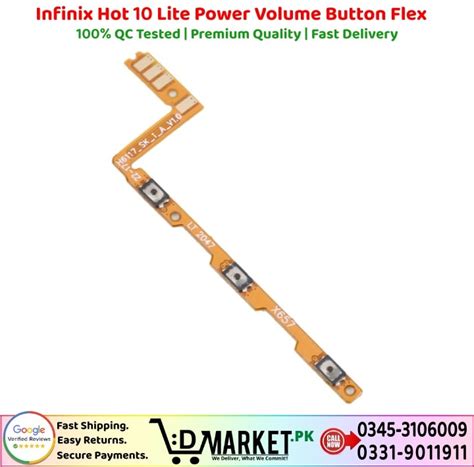 Infinix Hot Lite Power Volume Button Flex Exclusive