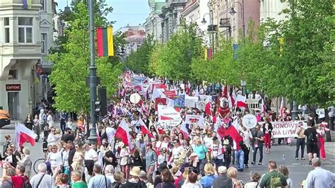 Parada Polskości 20240504 Nagrany Nie Cały Pochód Lietuvos Lenkų