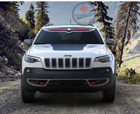 Jeep Trailhawk Banner Premium Vinyl Decal Sticker