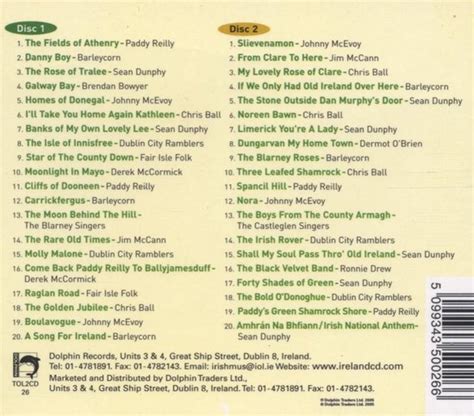 Various Artists Timeless Irish Classics Cd Various Artists